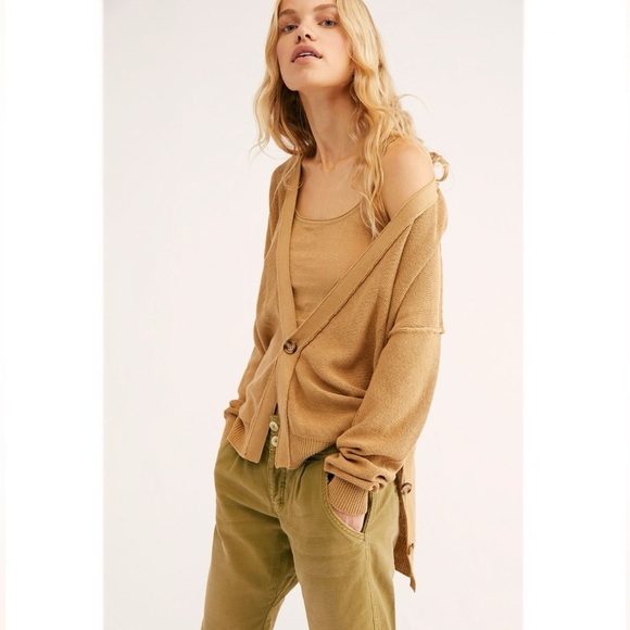 Free People Weekend Breeze Cardigan Sweater - Picture 1 of 9